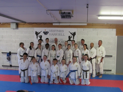 Karate-gradering i VVIL Kampsport