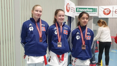 Tre gull og 2 bronse til VVIL Kampsport i Lag-NM karate
