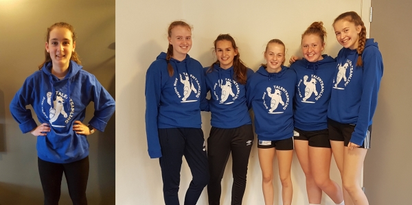 6 jenter fra VVIL Håndball på Regional Talentsamling i Orkanger